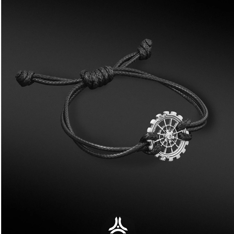 Vòng tay bạc nam, nữ HeliSilver POWERFUL WHEEL S925 VTBN0150