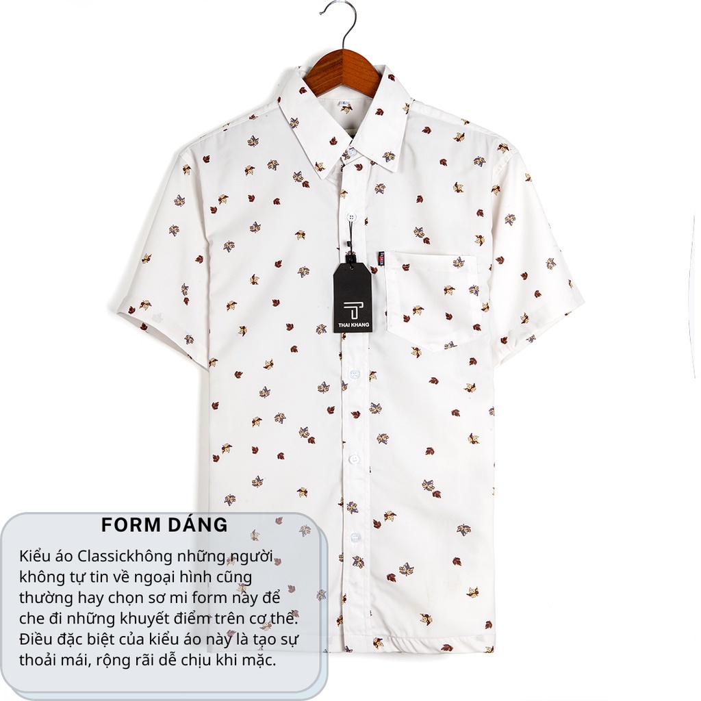 Áo sơ mi nam trung niên cao cấp vải lụa mango mềm mịn co giãn form rộng có túi ALUA17