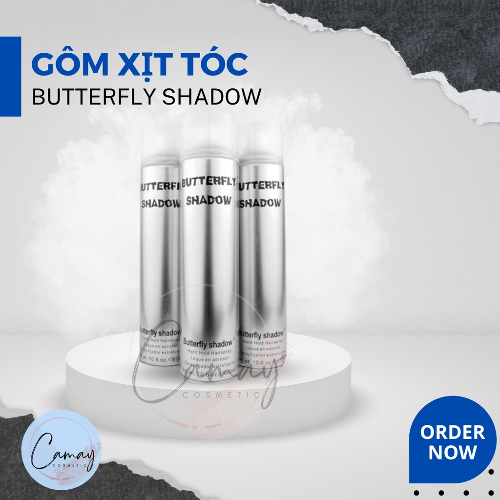 [Chính Hãng] Gôm bạc Butterfly Shadow 320ml