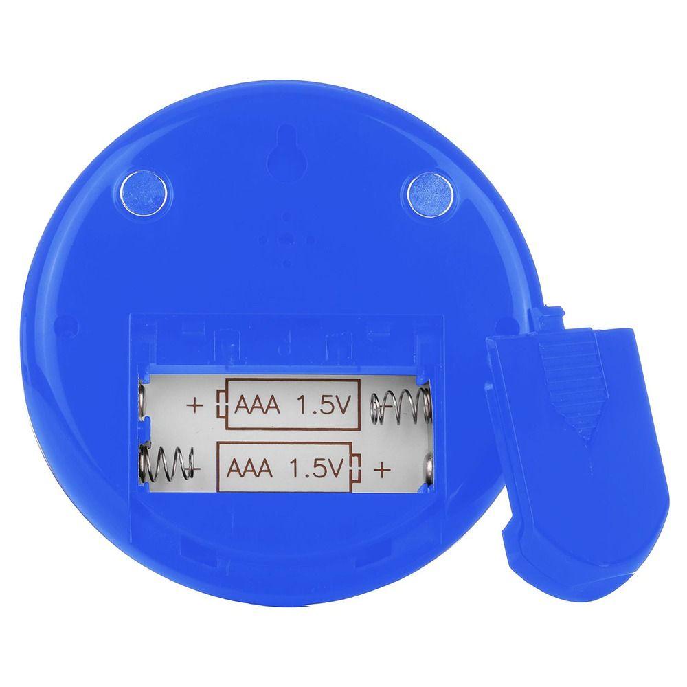 KUNHEV Digital Thermo-hygrometer Room Climate Round Humidity Gauge Alarm Clock