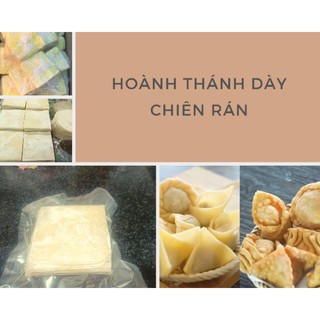 (Ship tỉnh) Vỏ há cảo chiên vuông siêu ngon, giòn thơmhút chân không