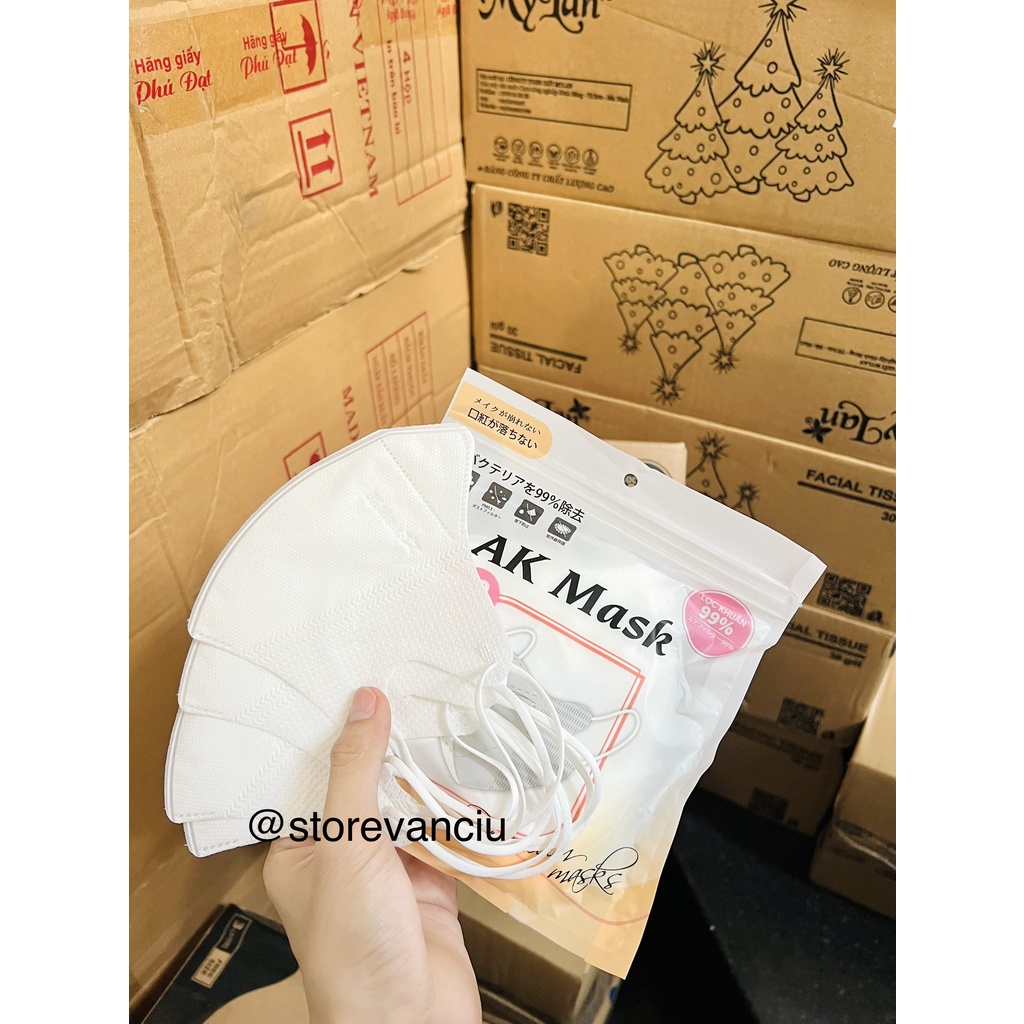 KHẨU TRANG 5D THÙNG 300 CÁI CHẤT LƯỢNG