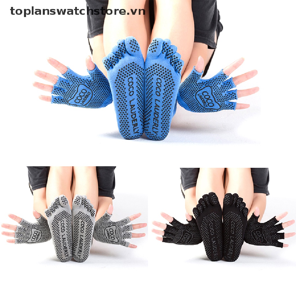 Đôi Vớ Hở Ngón Bằng Cotton Chống Trượt Nhiều Màu Sắc Thời Trang Cho Nữ Vn VN