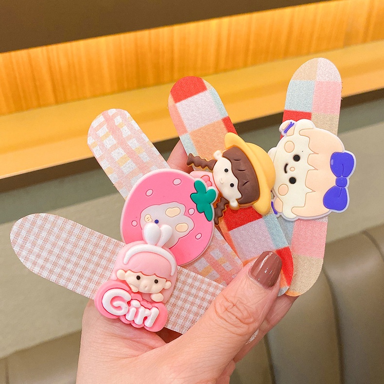 Set dán tóc cho bé hoạt hình dễ thương không rớt tóc con thao tác đơn giản CA54N