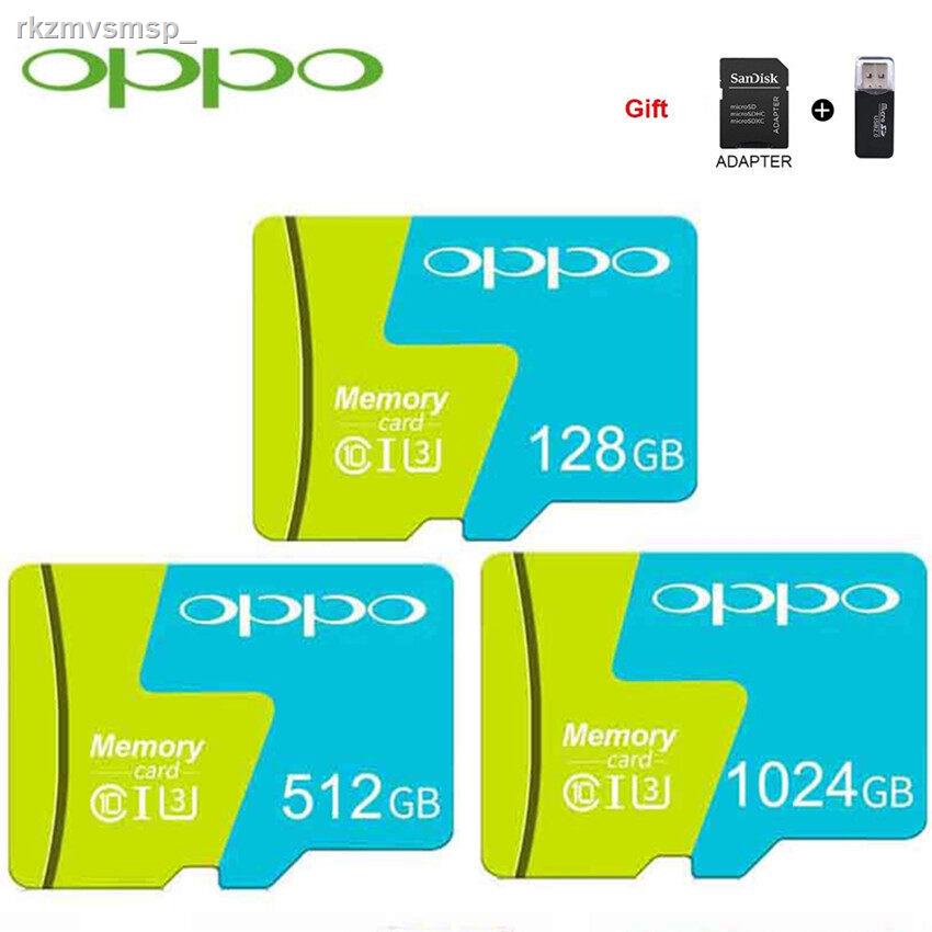 + MIỄN PHÍ OPPO 128GB 256G 1TB 512GB 1024GB Thẻ nhớ Micro SD XC Microsd C10 128G 256GB 512G với