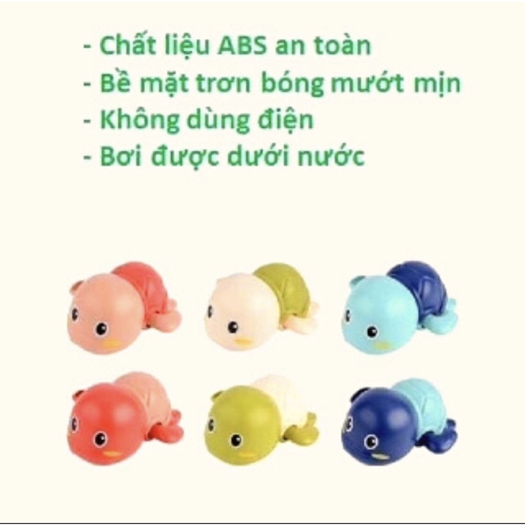 Đồ Chơi Dưới Nước Rùa Bơi Vặn Cót Thả Bồn Tắm Cho Bé