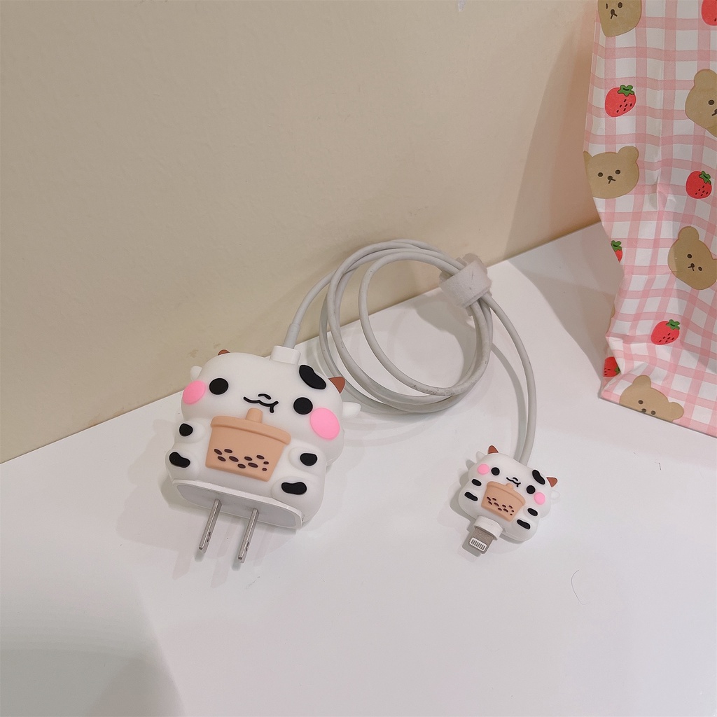 Set 2 Dây Cáp Sạc Nhanh / Truyền Dữ Liệu USB Type-c Hình Cá Mập 3D Bằng Silicon Chống Sốc Cho Apple iphone / ipad 18W / 20W Ốp