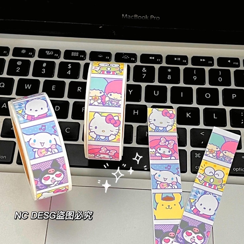 Sticker Hình Đủ Mẫu Cuộn 500 Dán Trang Trí