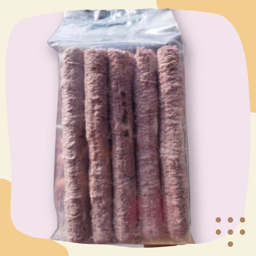 Bánh Ống Gạo Lứt Tím Vica Giòn Thơm Dinh Dưỡng Phù Hợp Với Người Giảm Cân Dạng Túi