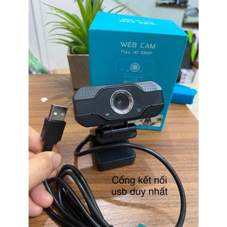 Webcam máy tính fullhd 1080p có mic thu âm rõ nét - thu hình cho máy tính, pc, tv, để bàn - rõ nét - chân thực w8