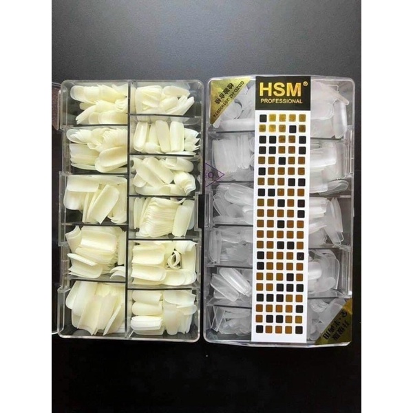 Móng up Hsm Nhám Vuông ( đục - trong )