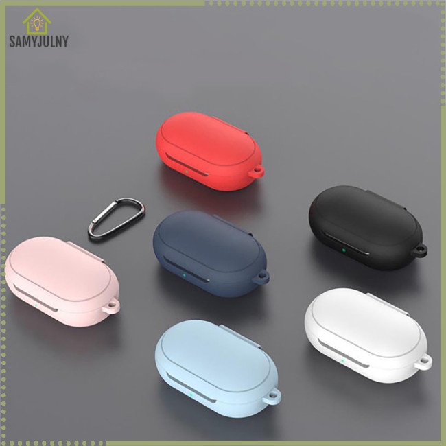 Vỏ Bảo Vệ Hộp Sạc Tai Nghe Samsung Galaxy Buds + Bằng Silicon Có Khóa Cài Tiện Dụng