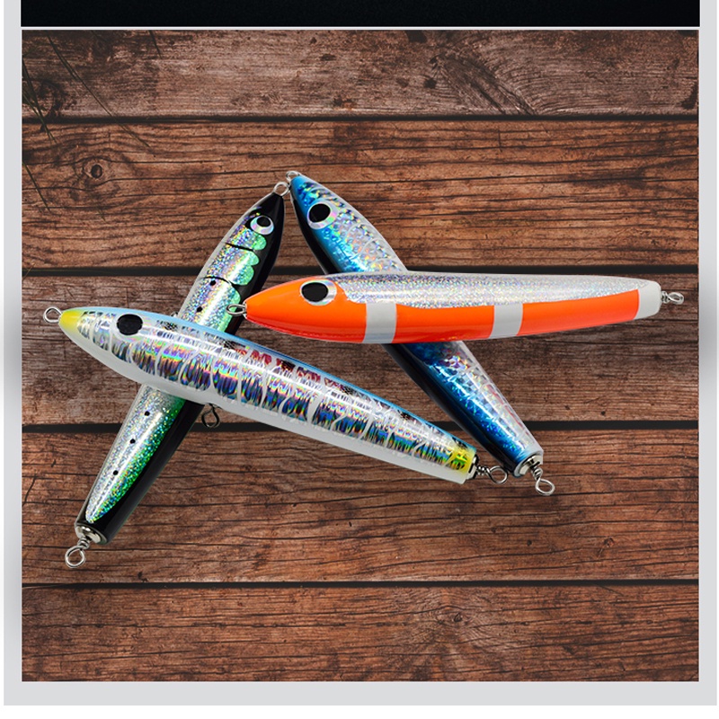 Mồi Câu Cá Giả Bằng Gỗ Thủ Công TL 65g 85g 120g 140g