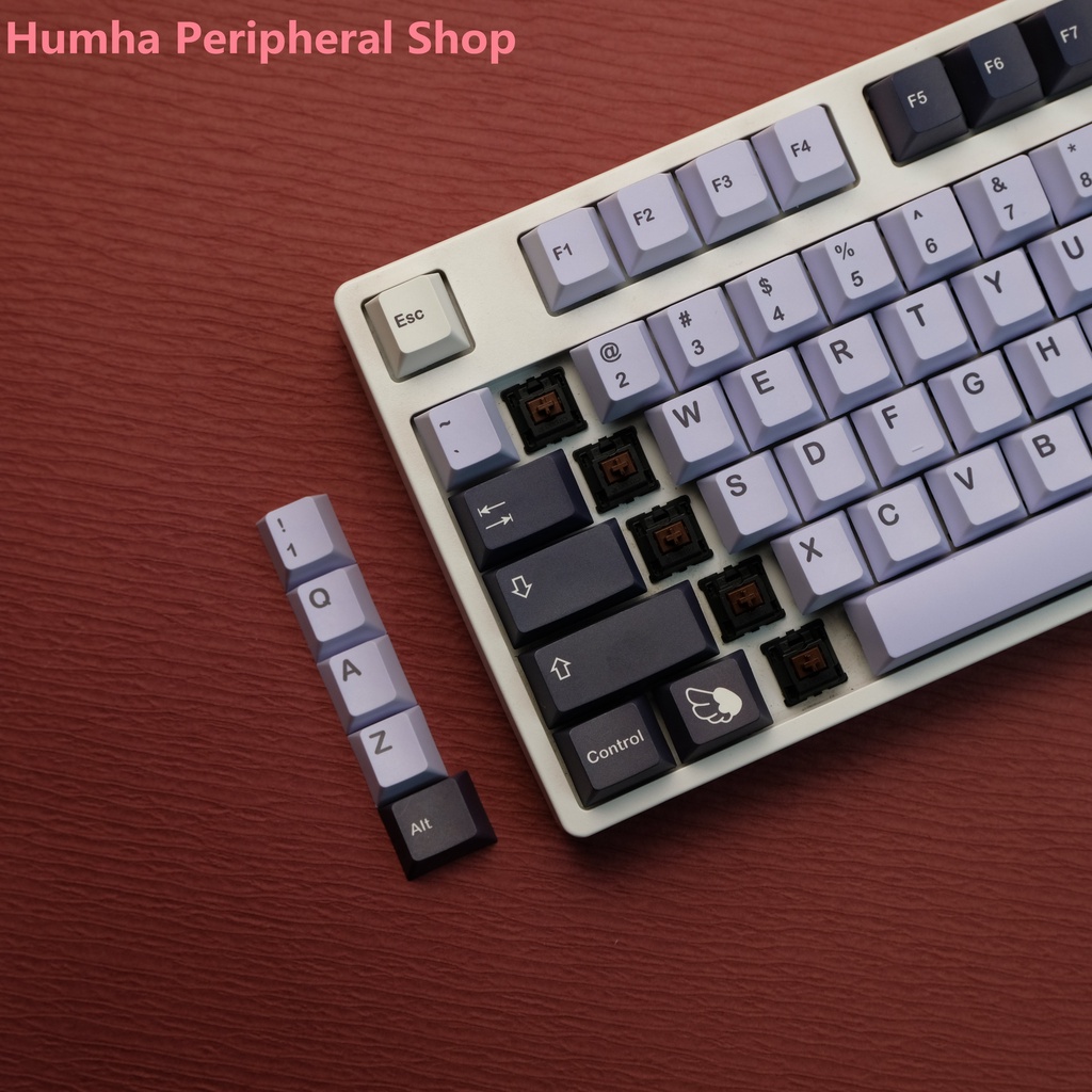 Bàn Phím Cơ Humha Tenshi 140 Phím Chất Liệu PBT Nhuộm Màu Xinh Xắn