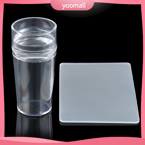 Bộ Dụng Cụ in Hình Trang Trí Móng Tay 2 Trong 1