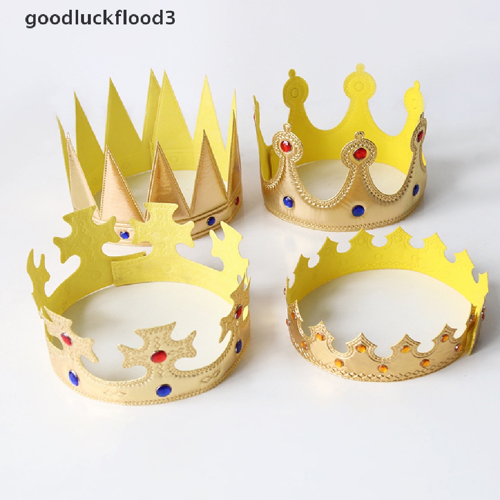 Mũ Vương Miện Vua / Hoàng Hậu Trang Trí Tiệc Sinh Nhật Cho Bé Trai Và Bé Gái