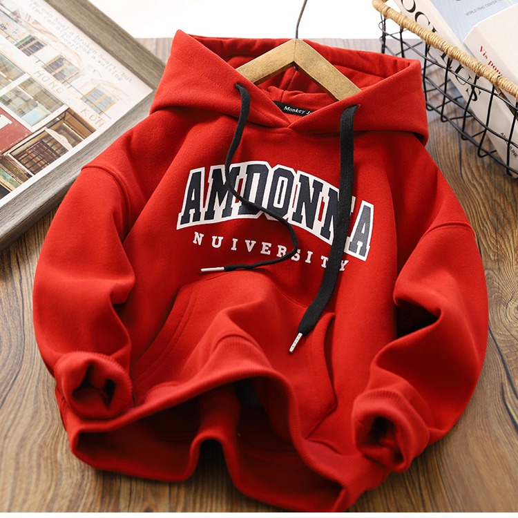Áo nỉ hoodie cho bé trai bé gái từ 15-65KG - Áo Hoodie Donna