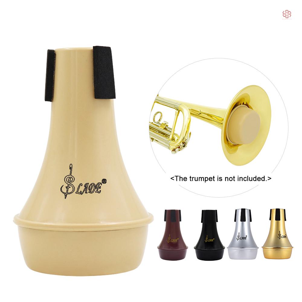 Kèn Trumpet Mini Giảm Thanh Thẳng Nhẹ Chất Liệu ABS