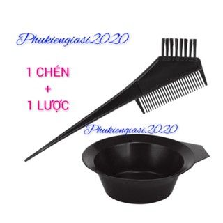 Chén, lược chuyên dùng trong nhuộm tóc làm đẹp