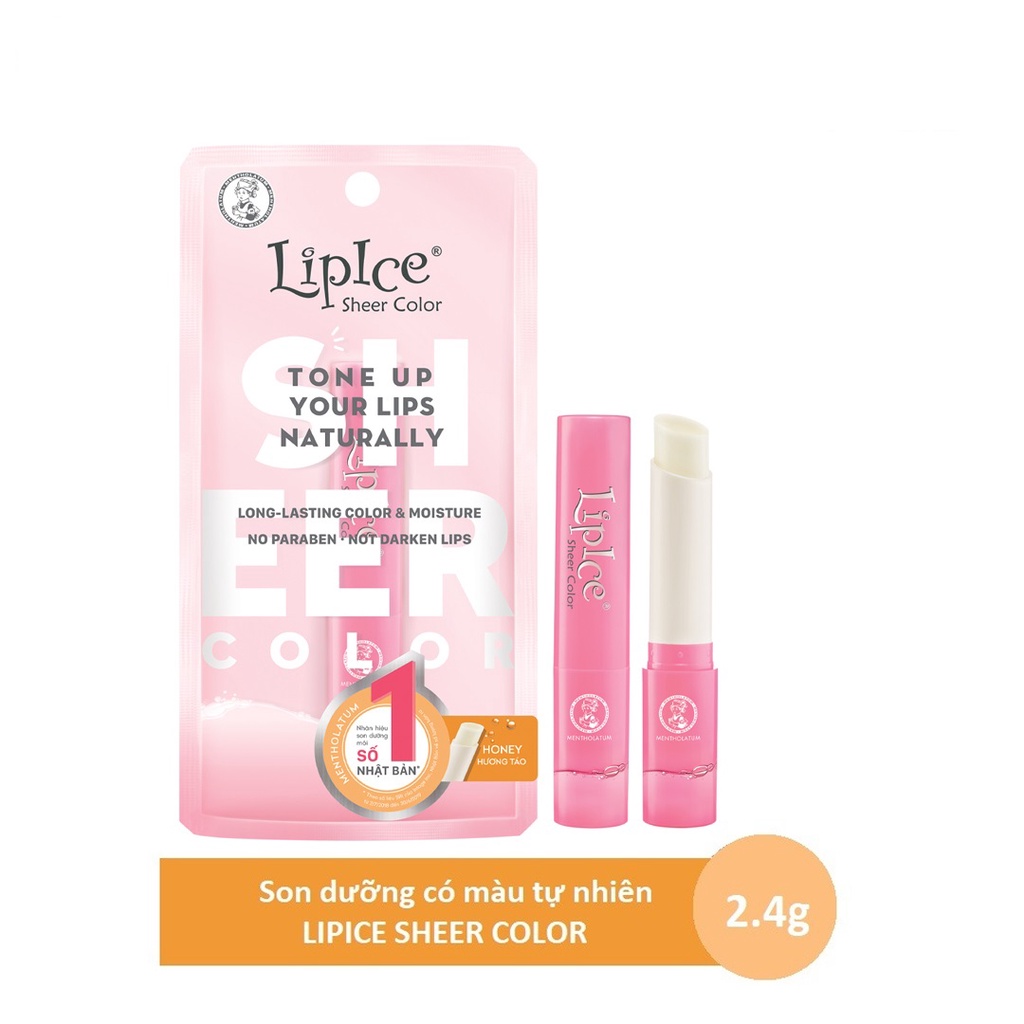 Son dưỡng Lipice Sheer Color hương dâu (2.4g)