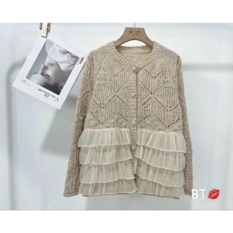 Áo len bèo tầng hàng QCL1