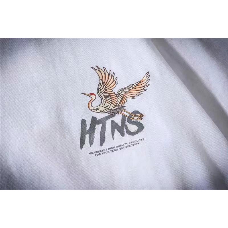 Áo Thun Nam Tay Ngắn Dáng Rộng Có In Chữ Phong Cách Hàn Quốc