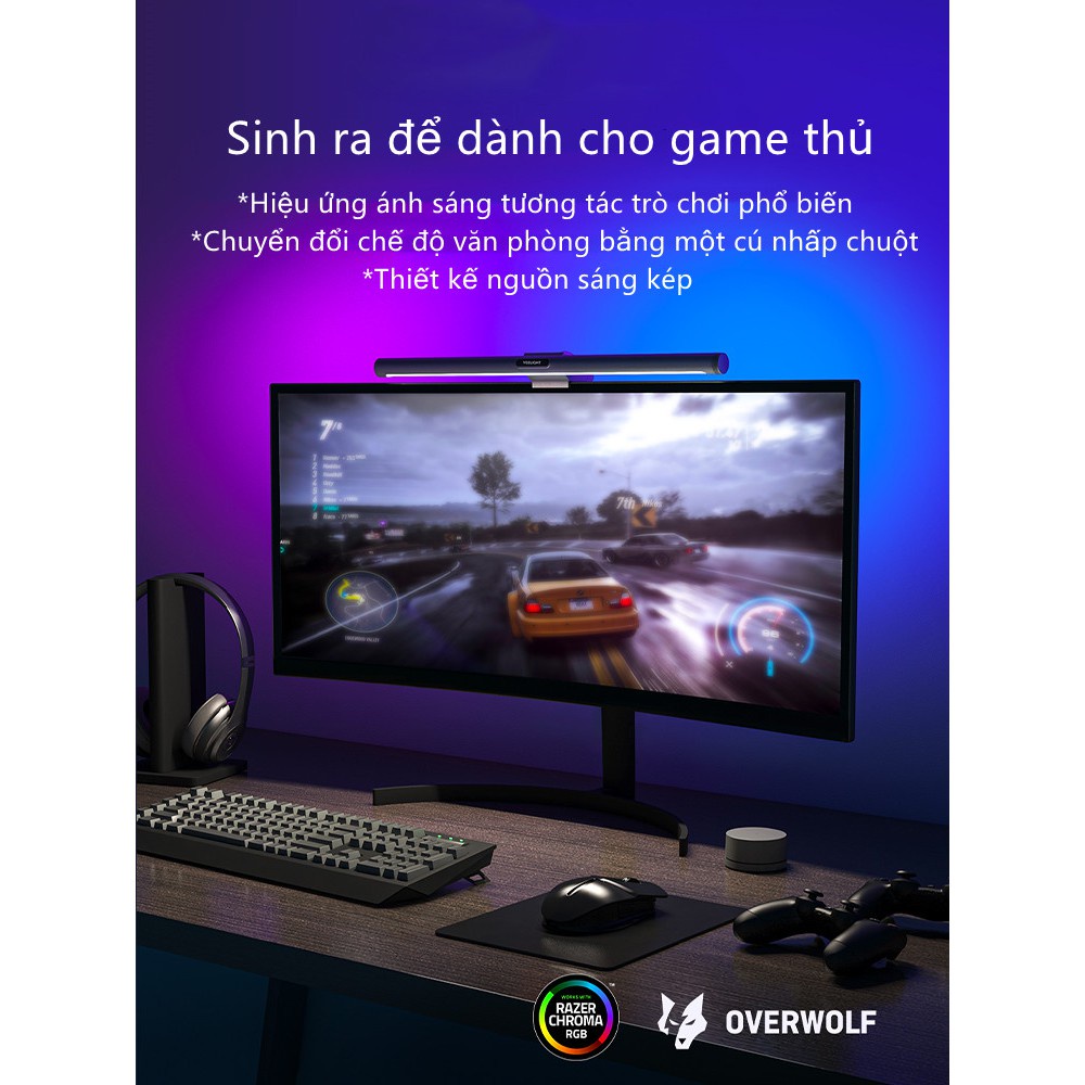 Đèn LED Yeelight YLTD003 Pro Bảo Vệ Mắt Có Thể Điều Chỉnh Phù Hợp Với Razer Chroma Và Sói