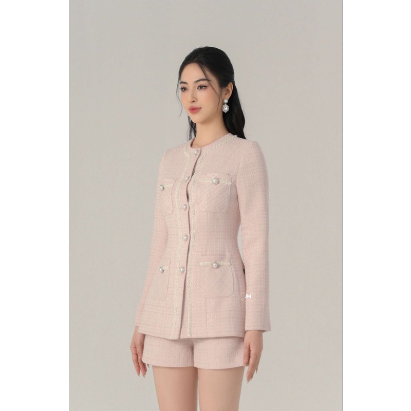 JM Dress Desgin - Áo Tweed đính ngọc 5T08.2210TW