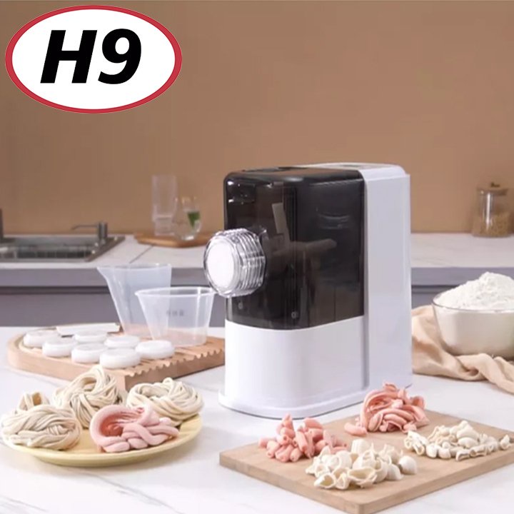 Máy làm mỳ tươi, bún tươi tự động H9 gồm 8 loại khuôn, công suất 180W - Bảo Hành 12 Tháng