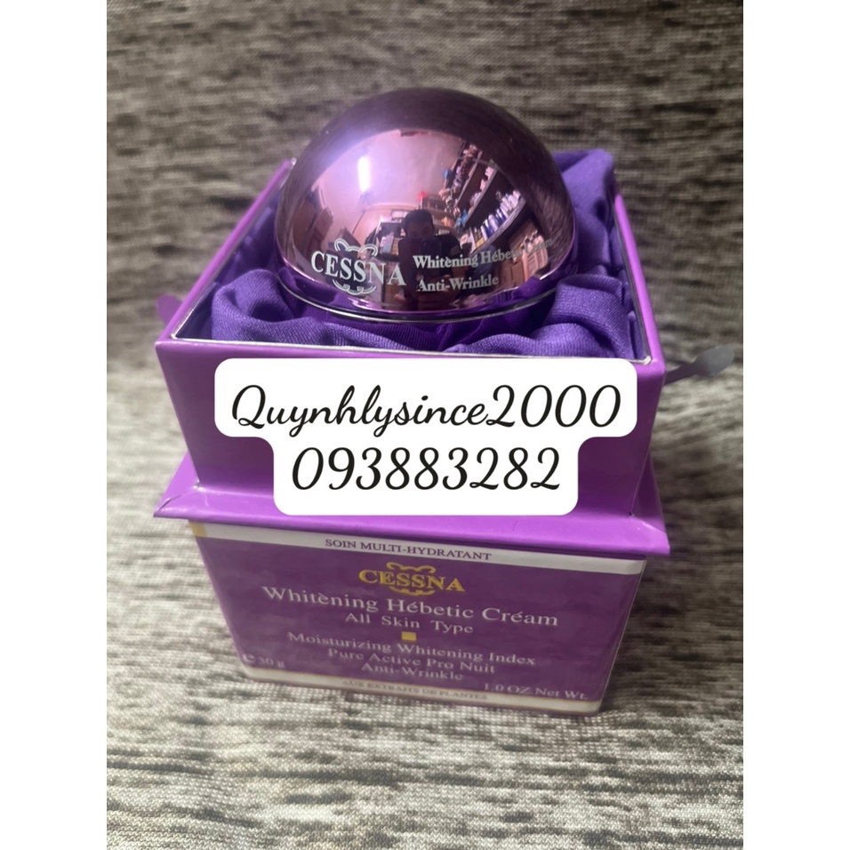 Kem Cessna Tím - Kem dưỡng trắng da mờ nám ngăn lão hóa 30gr