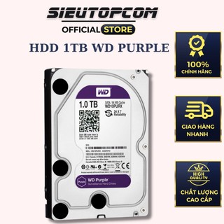 Ổ cứng hdd 1tb wd tím purple - chuyên dùng cho đầu ghi camera, máy tính pc