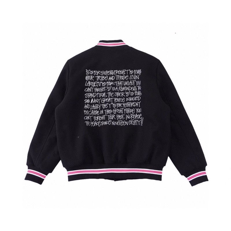 Áo Khoác Varsity Stussy ss22