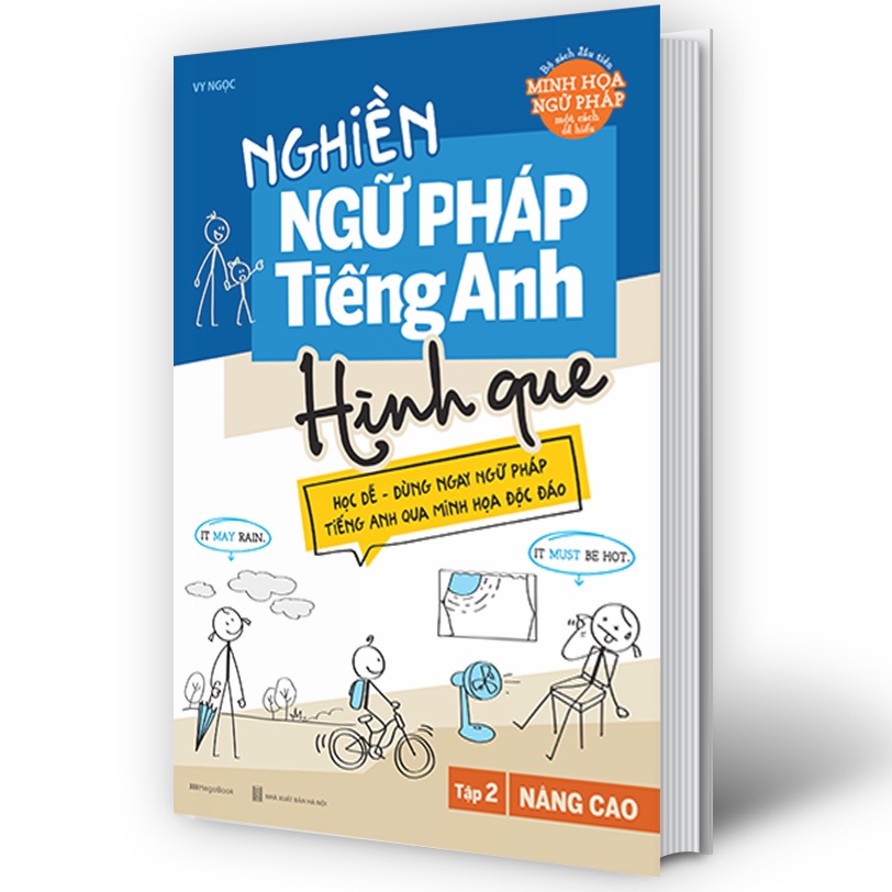 Sách - Nghiền ngữ pháp Tiếng Anh hình que - Tập 2 Nâng cao