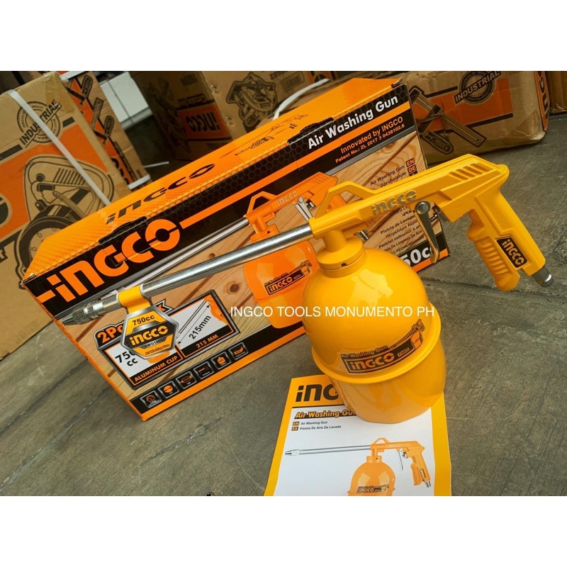 INGCO Súng châm nhớt 0.75L 4 BAR AWG1001