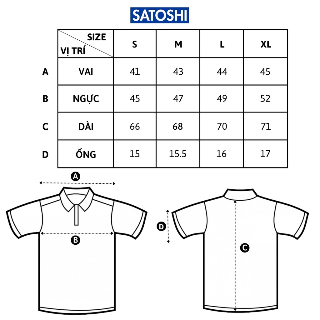 Áo polo nam SAPL61 Satoshi Diamond Pique phối màu cổ viền trụ bo tay áo sang trọng