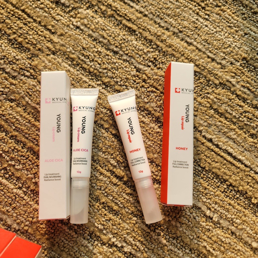 Son Kyunglab chính hãng son dưỡng cấp ẩm môi căng mịn Young Lip Cream và son treatment Young Lip Repair cho môi hư tổn