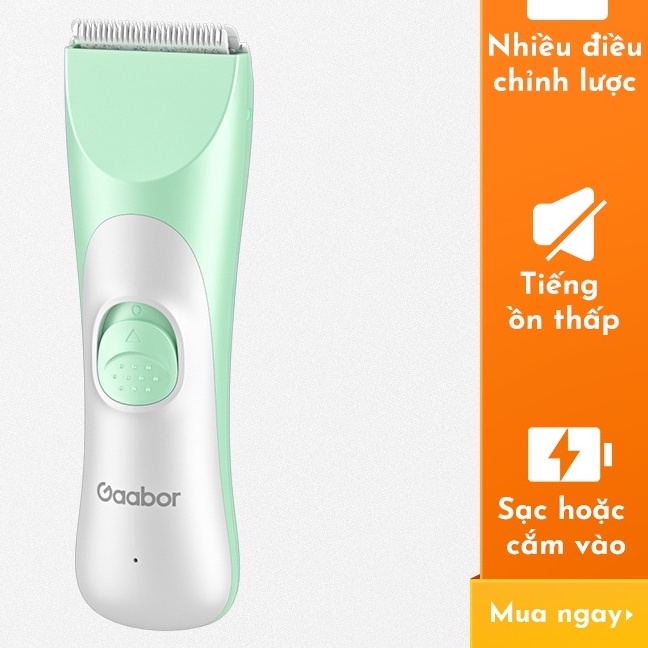 Tông đơ cắt tóc GAABOR GHCL-N5A1 không dây  mini- Hàng chính hãng