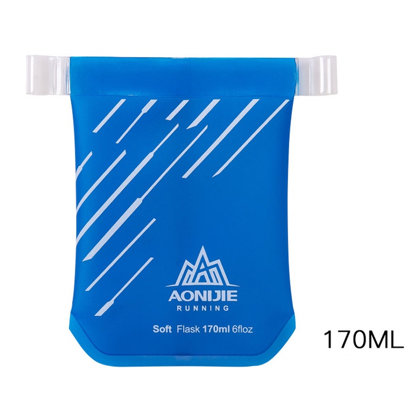Aonijie Bình Nước Thể Thao 170ml Bằng Silicon Siêu Nhẹ Có Thể Tái Sử Dụng | Áo Vest / Áo Không Tay / Thắt Lưng Sd222 Phù Hợp Với Túi Xách / Áo Vest Hoặc Thắt Lưng Hydrat Hóa Của Bạn