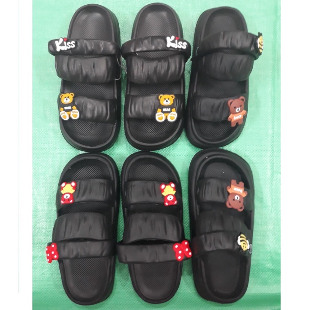 Dép sandal - dép đi trong nhà siêu nhẹ gắn sticker dễ thương