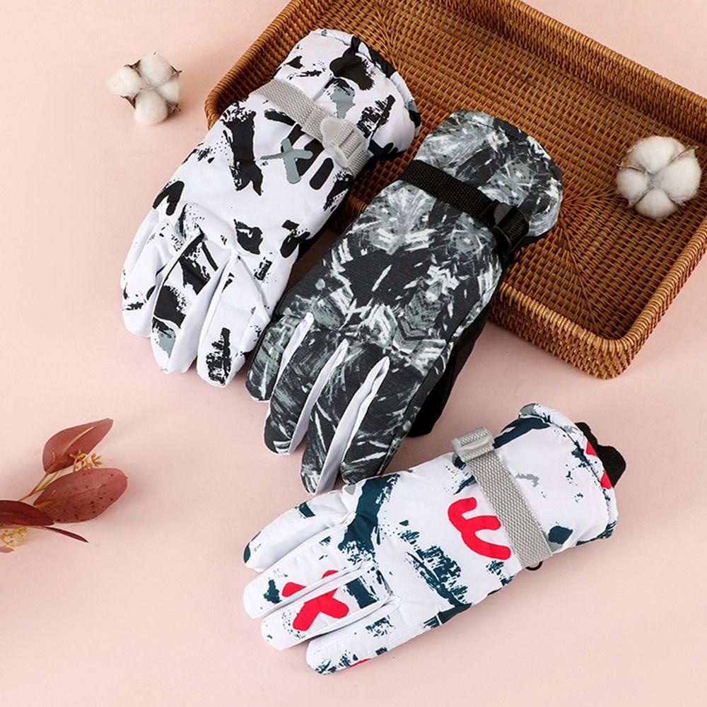 PINEVN Găng Tay Trượt Tuyết Chống Gió / Thấm Nước Thoải Mái Cho Bé