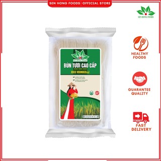 Bún tươi sen hồng 500g 100% gạo trắng nguyên chất hàng cao cấp chất lượng