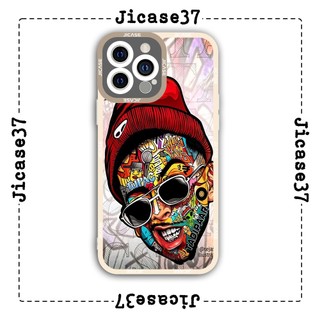 Ốp lưng iphone và samsung xiaomi oppo cạnh vuông Jicase Hiphop face 