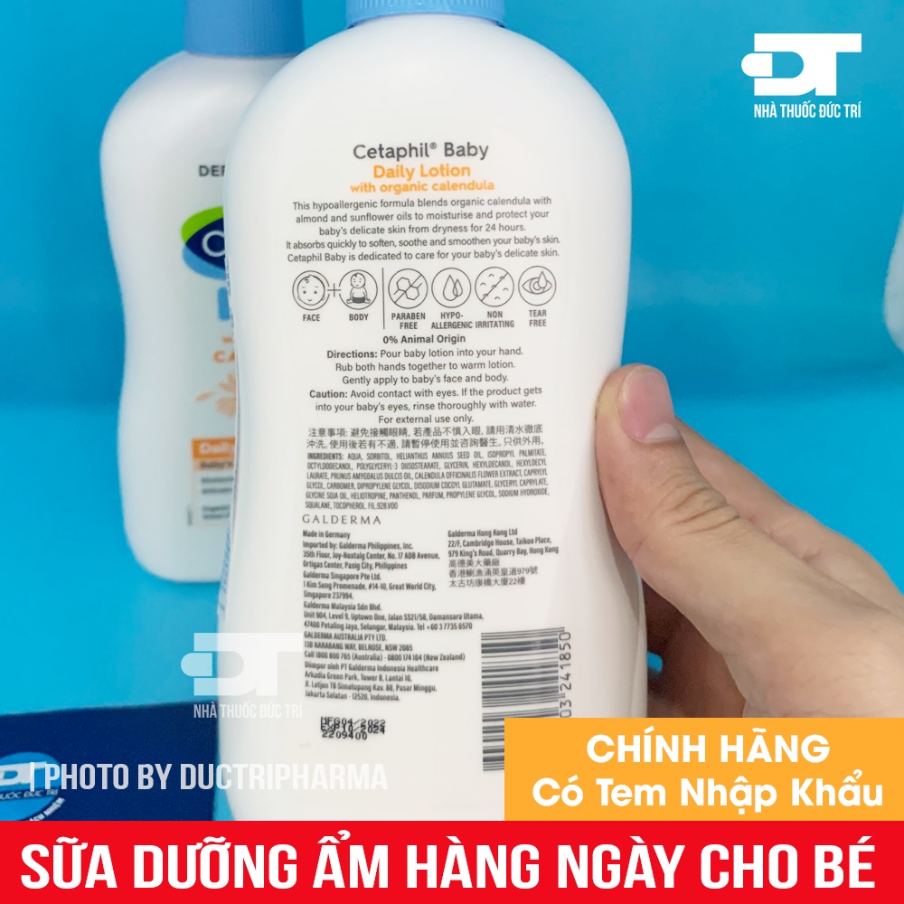 Sữa dưỡng da hằng ngày cho bé CETAPHIL BABY DAILY LOTION 400ml