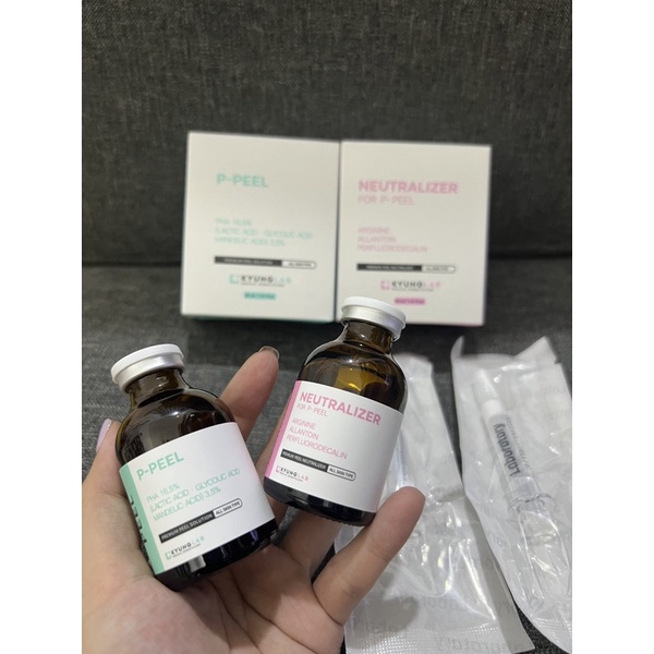 Peel KyungLab - Cặp Đôi Hoàn Hảo Peel Da Sinh Học Kyung lab P Peel - Nước Trung Hoà Neutralizer