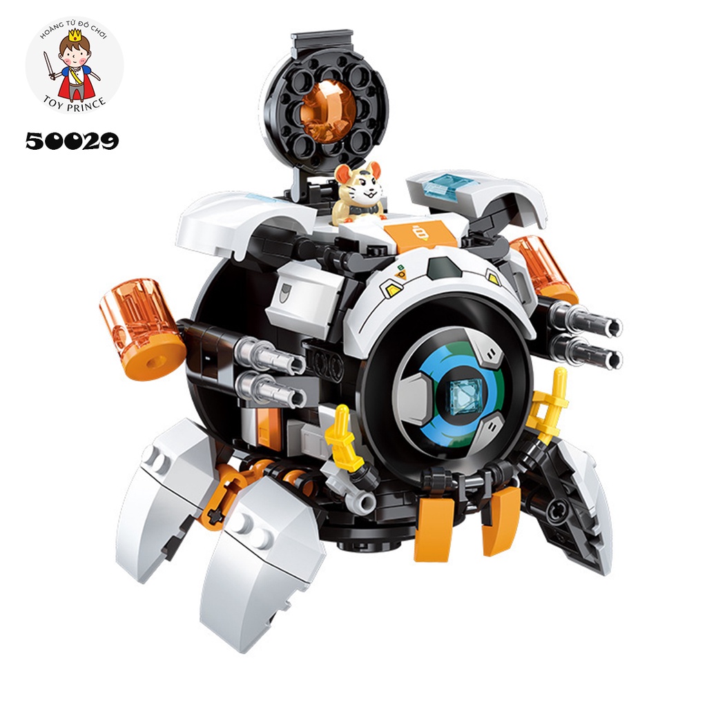 ĐỒ CHƠI LẮP RÁP LEGO ROBOT CHUỘT HAMSTER HÌNH QUẢ CẦU WRECKING BALL 12IN1 50028 50029 227PCS