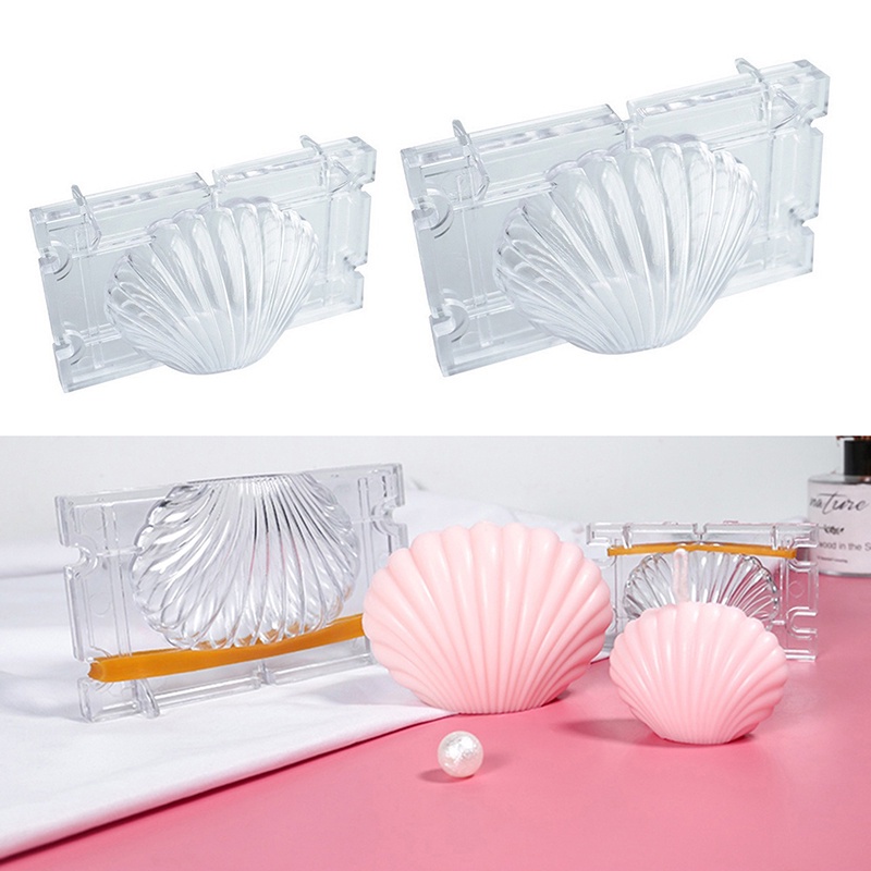 Khuôn Làm Xà Phòng Thủ Công Hình Vỏ Sò / Vỏ Sò Bằng Nhựa Acrylic Trong Suốt Mới