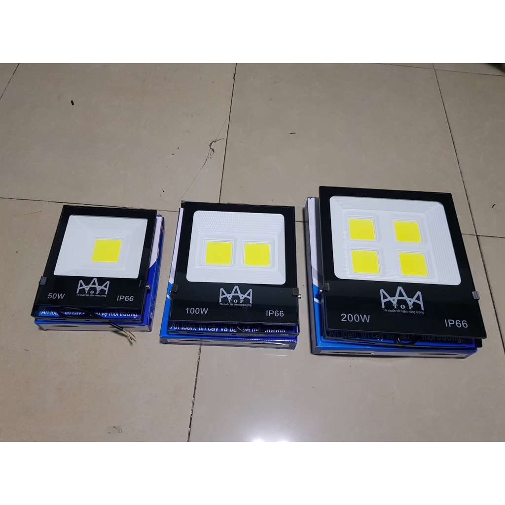 Đen pha Led AAA - chip COB công suất thật - bảo hành 12 tháng