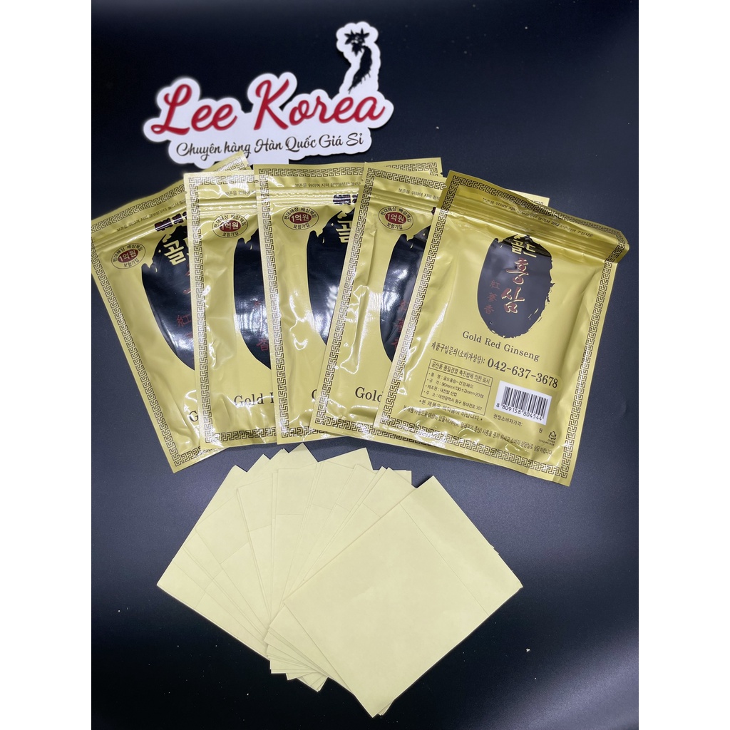 Cao dán sâm Hàn Quốc Gold red Ginseng