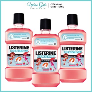 Nước súc miệng Listerine Cho Bé Kids Mouthwash 250ml (Trên 6 Tuổi) Nước xúc miệng trẻ em loại không cồn