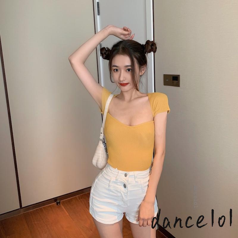 Áo Thun Nữ Tay Ngắn Khiêu Vũ 1O1- Thời Trang Mùa Hè Gợi Cảm